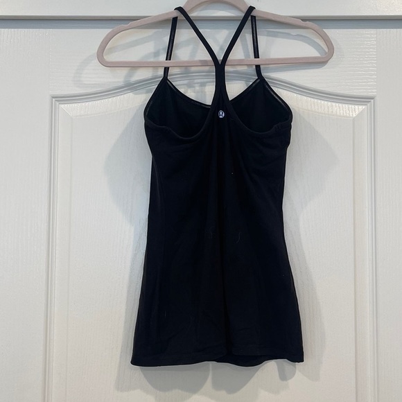 lululemon Power Y Tank - Black size 6 - Picture 6 of 6
